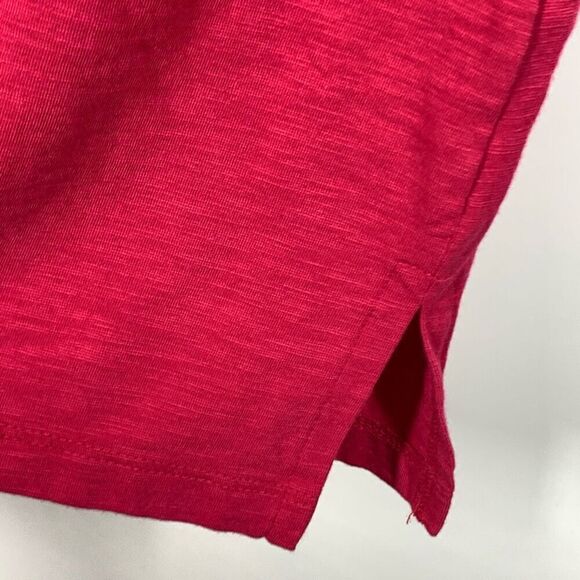 Sigrid Olsen Women's Side Vent Pullover Tank Top Red pink  Size Medium - Picture 4 of 9